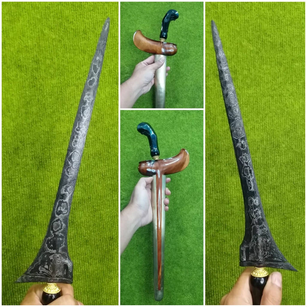Keris Jalak Tilam Sari Ori Sepuh - Pamor Melati Ronce/Rinonce/Tumpuk/Toor - est. Tangguh Tuban Kode6