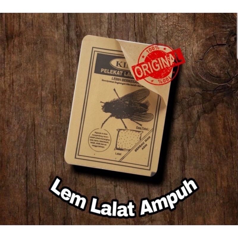 (SUN) LEM LALAT KERTAS ISI 10 LEMBAR (1PACK) PERANGKAP PENGUSIR/PENGHILANG LALAT KIMO/PAGODA MURAH