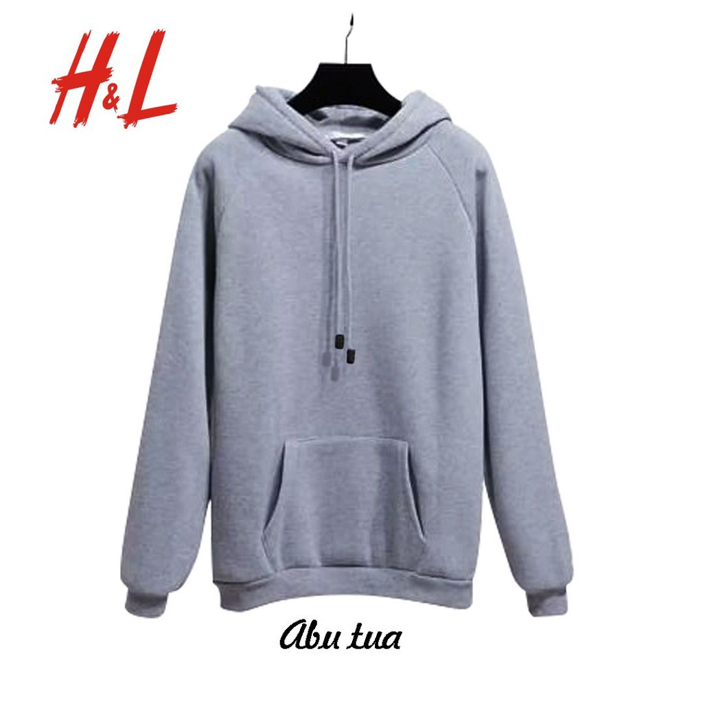 SWEATER HOODIE JEMPER POLOS DISTRO UNISEX matt COTTON fleece Premium TERMURAH TERLARIS-ABU TUA