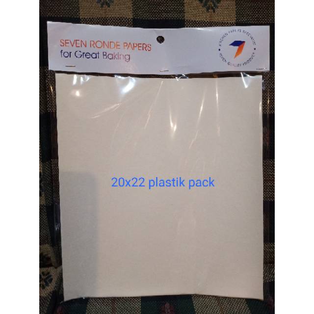 

Snack Paper "Seven Paper" 20 x 22 (20 pcs) plastic pack