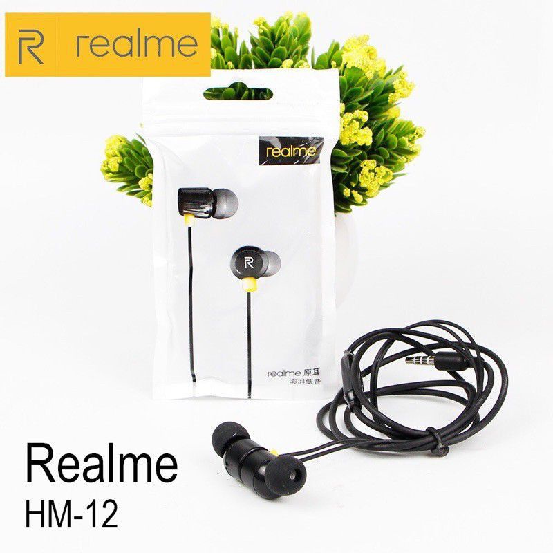 Hf Headset REALME HM12 Suara Bass Mantap