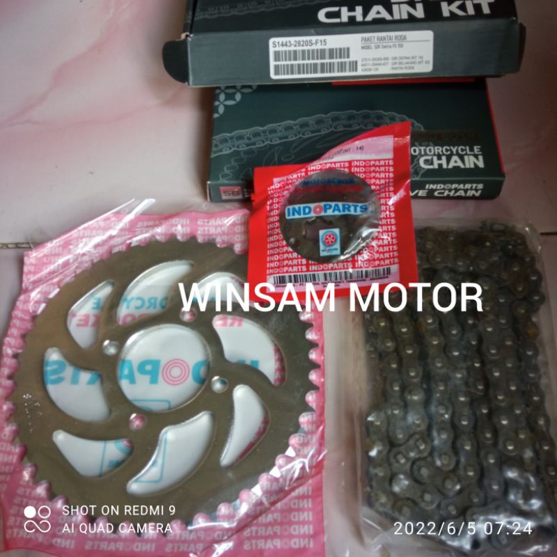 gir paket gear set satria Fu 150 karburator old Indoparts