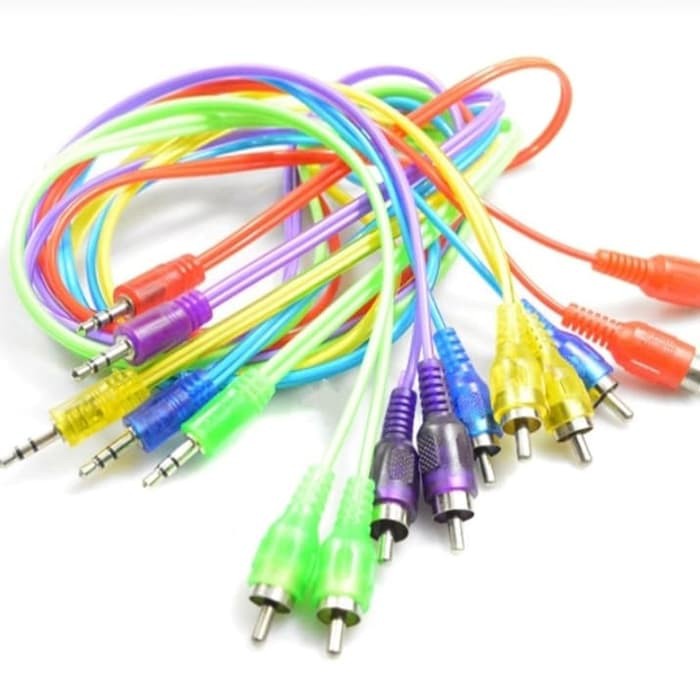 [ JB99] Kabel AUX AUDIO 2 In 1 / kabel Jack / kabel Salon Aktif