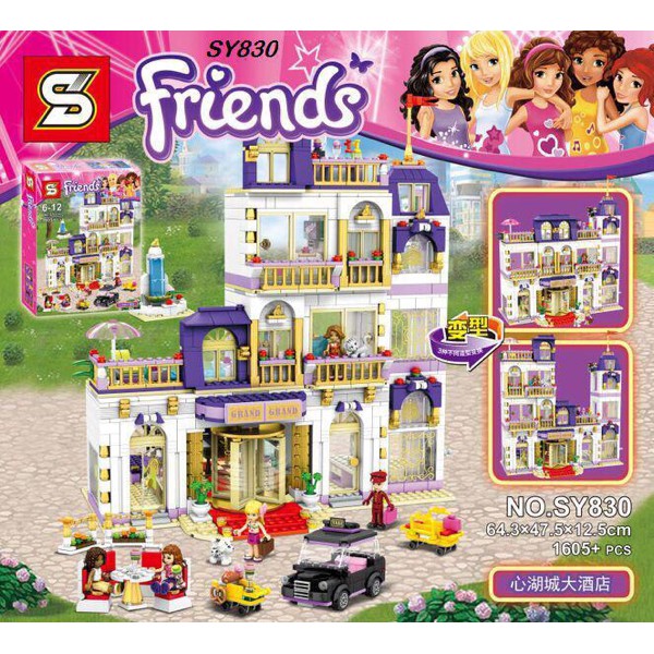 lego kw friends SY 830 Friends Heartlake Grand Hotel