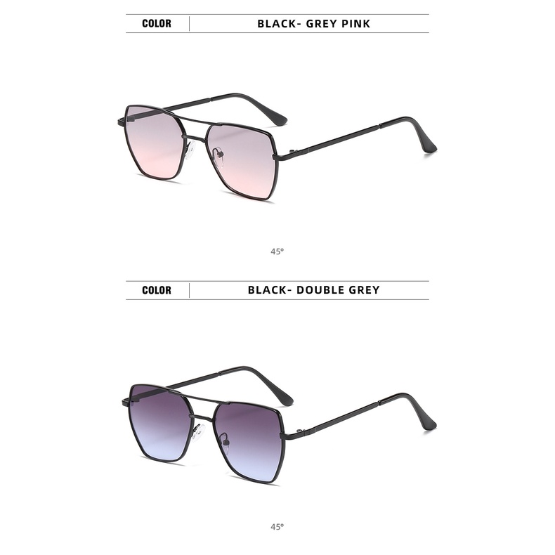 Kacamata Hitam Aviators Bahan Metal Untuk Pria Dan Wanita