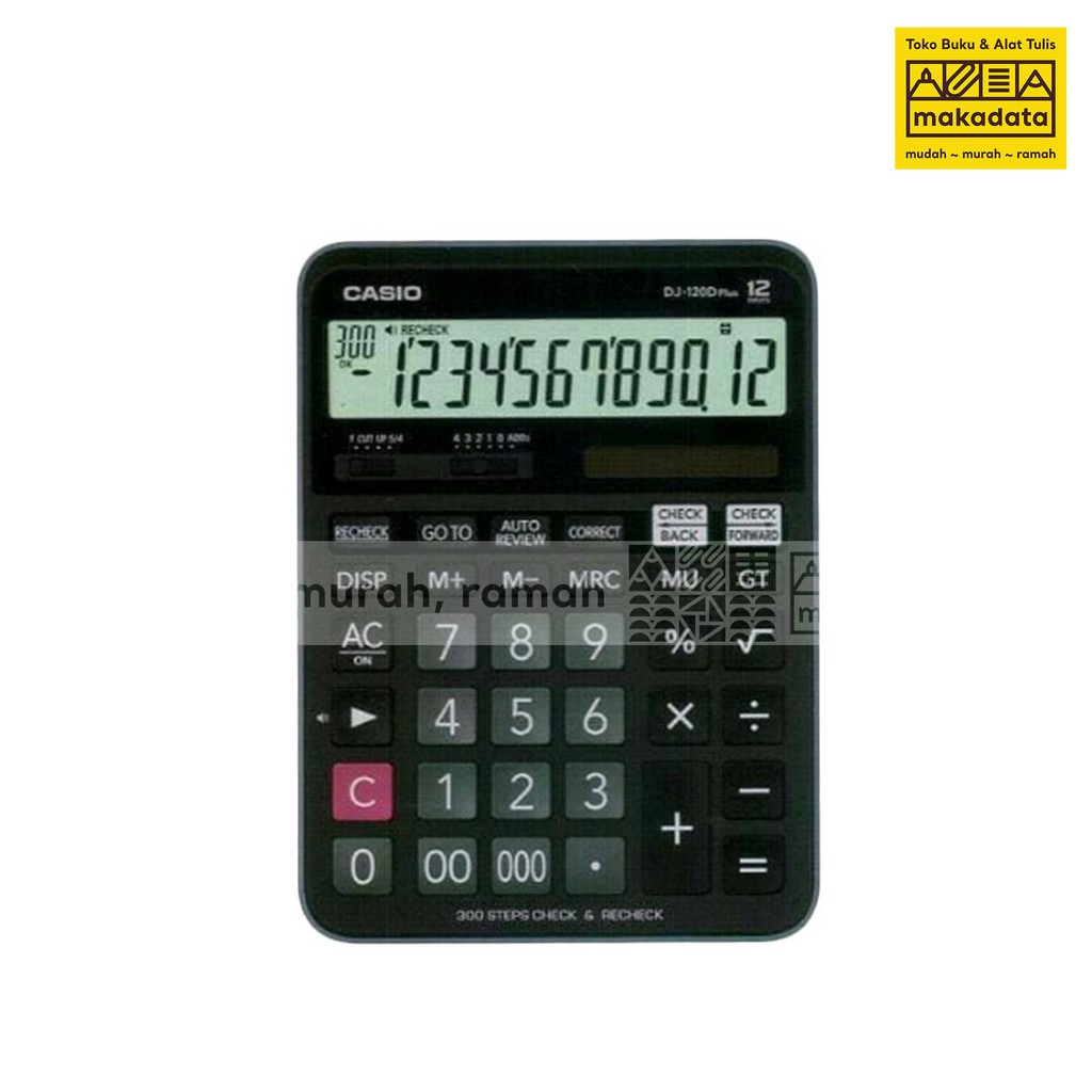 

CALCULATOR / KALKULATOR CASIO SCIENTIFIC DJ-120D PLUS MURAH