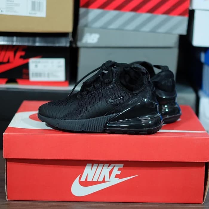 sepatu anak Nike Air Max 270 Kids full Black Premium