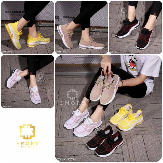 SEPATU Emory flyknit sneakers AQYEMO2792 import batam original brand terbaru