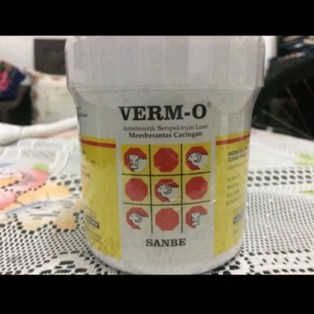 Verm o 42 bolus obat cacing sapi kerbau dan kuda. Anthelmintic for