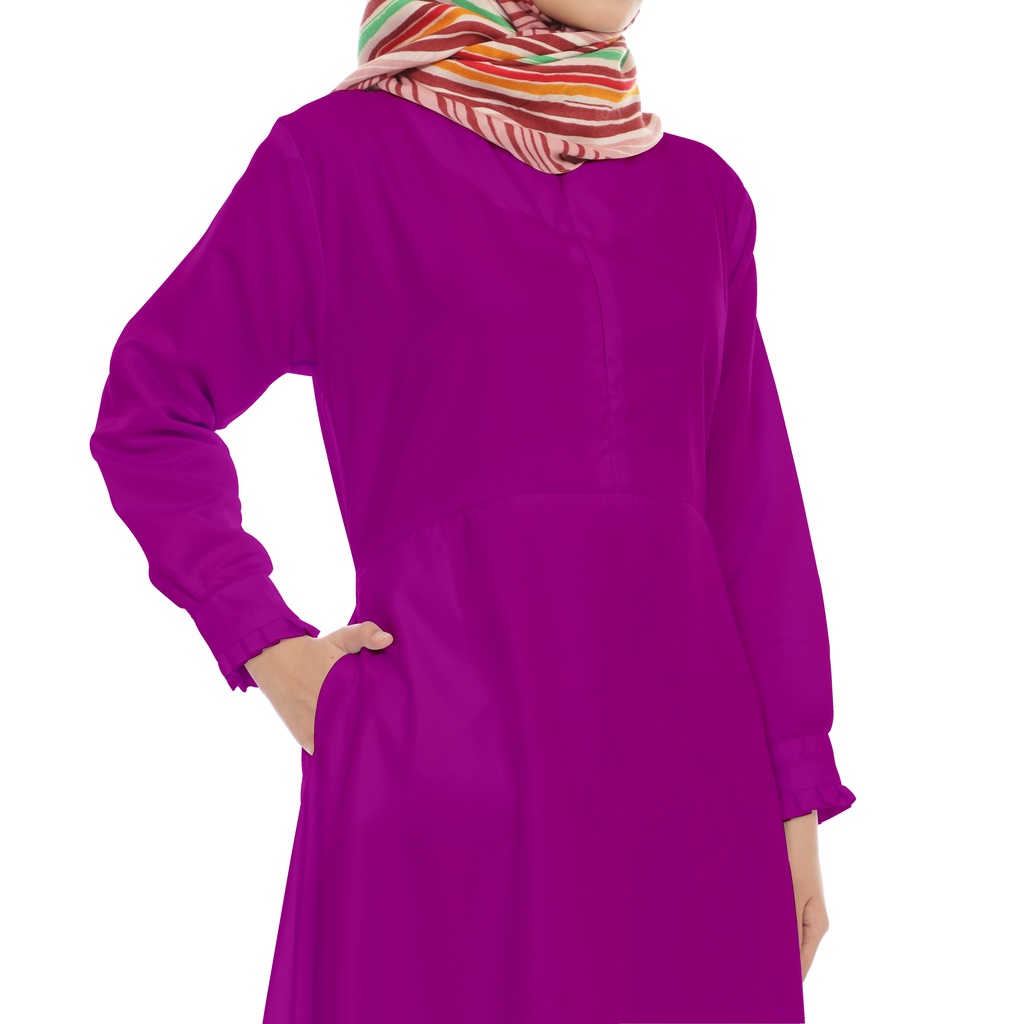 3XL-PROMO Gamis JUMBO Balotelli Umbrella Balotelly gamis  balloteli gamis syari ballotely 3XL-PROMO-DUSTY UNGU