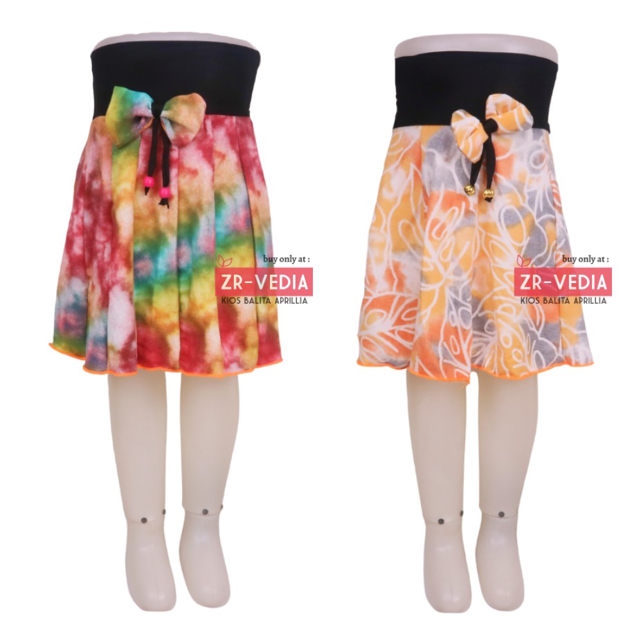 MOTIF Rok Pita Bianca uk 2-10 Tahun / Rok Motif Anak Perempuan Cewek Murah Skirt Bawahan Pendek Adem