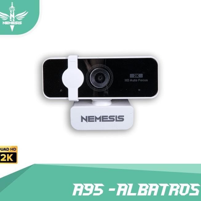 Webcam Nyk A95 Albatros QHD with 2k Resolution - Hitam