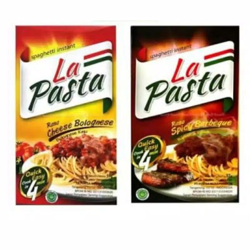 La pasta spaghetti instant box