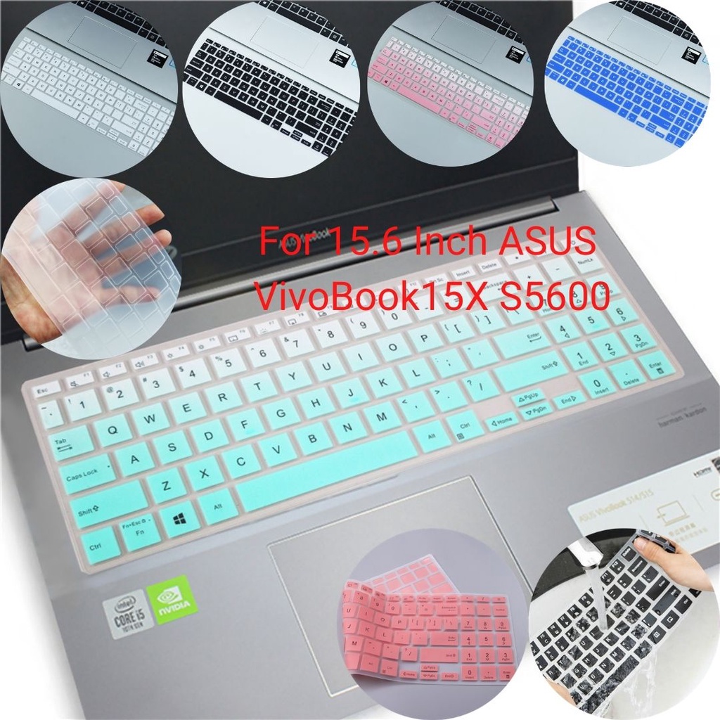 Untuk 15.6 Inch ASUS vivobook 15X S5600/VIVOBOOK15 oled k513 m513ua v5050e S5600FL VIVOBOOK15 X2020 Lembut Ultra-Tipis Silikon Pelindung Penutup Keyboard Laptop