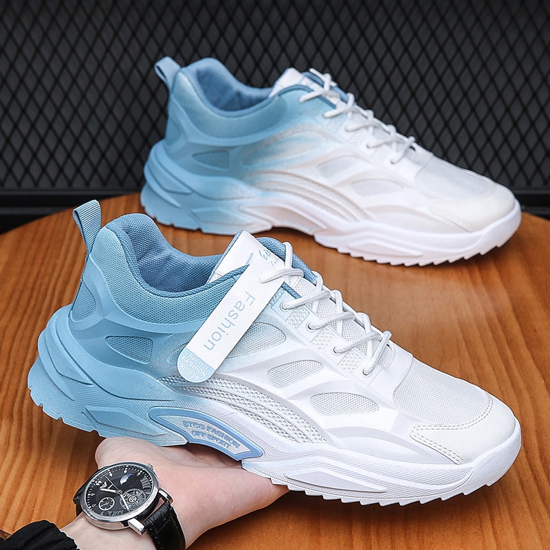 Sepatu pria sneakers Import FASHION gaya terbaru model Korea bisa COD