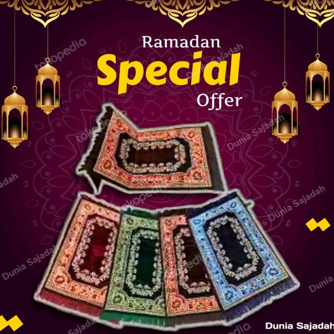 Sajadah Duduk Sandar Premium Turkey / Sajadah Sandar Turki Tebal Kuat