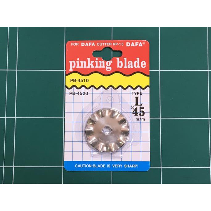 

Ready Oke Dafa Pb-4510 Pinking Blade Refill Isi Mata Pisau Rotary Cutter 45 Mm
