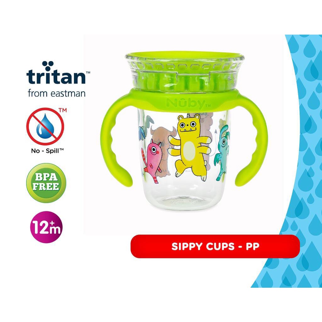 Nuby - Smart 360 Cup with Hygienic cover 8oz/240ml