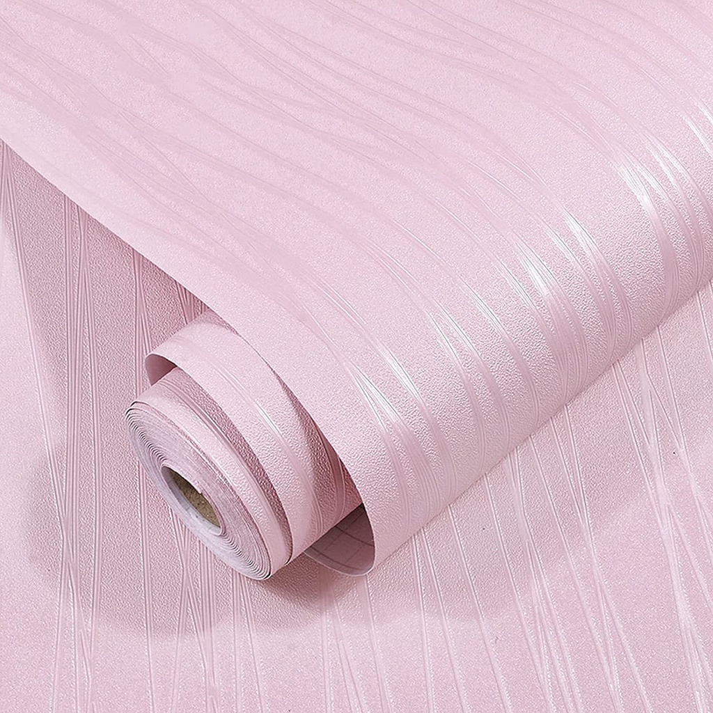 Wallpaper Sticker Dinding Motif Tekstur Pink Ukuran Panjang 10Meter x Lebar 45Cm