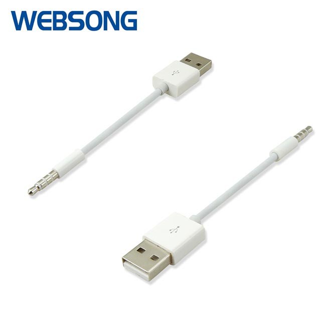 Kabel Audio 3.5mm to USB Male + IC 10CM Websong