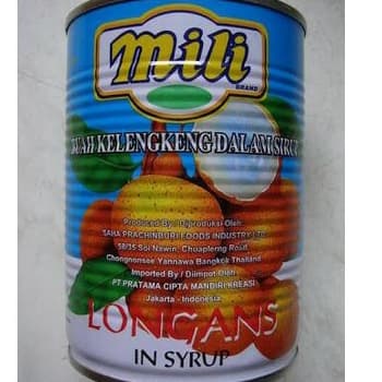 

Kalengbuah- Mili Longans On Heavy Syrup 565Gram -Buah-Kaleng.