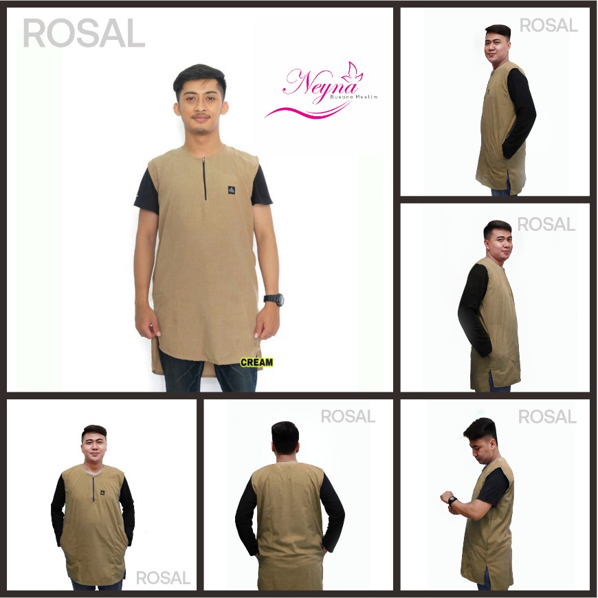 Fashion Rompi Jubah Atasan Baju Cowok Pria Muslim untuk Sholat 2021 Terbaru