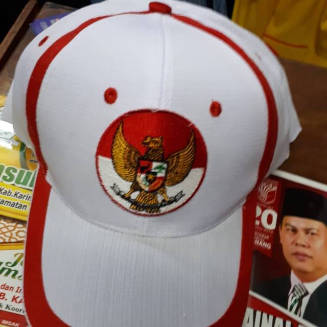 Topi garuda merah putih#topi indonesia
