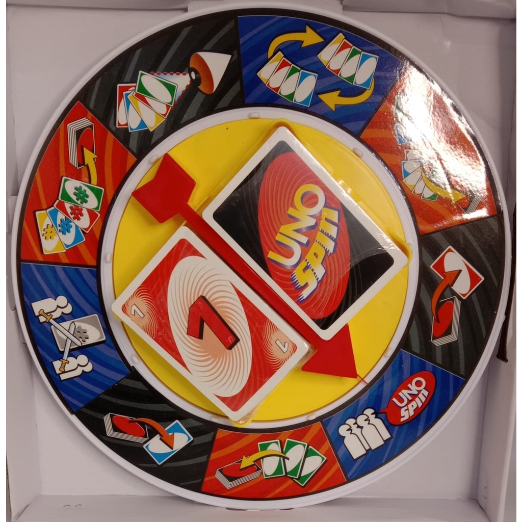 UNO Spin Card  Mainan Kartu Anak Berputar