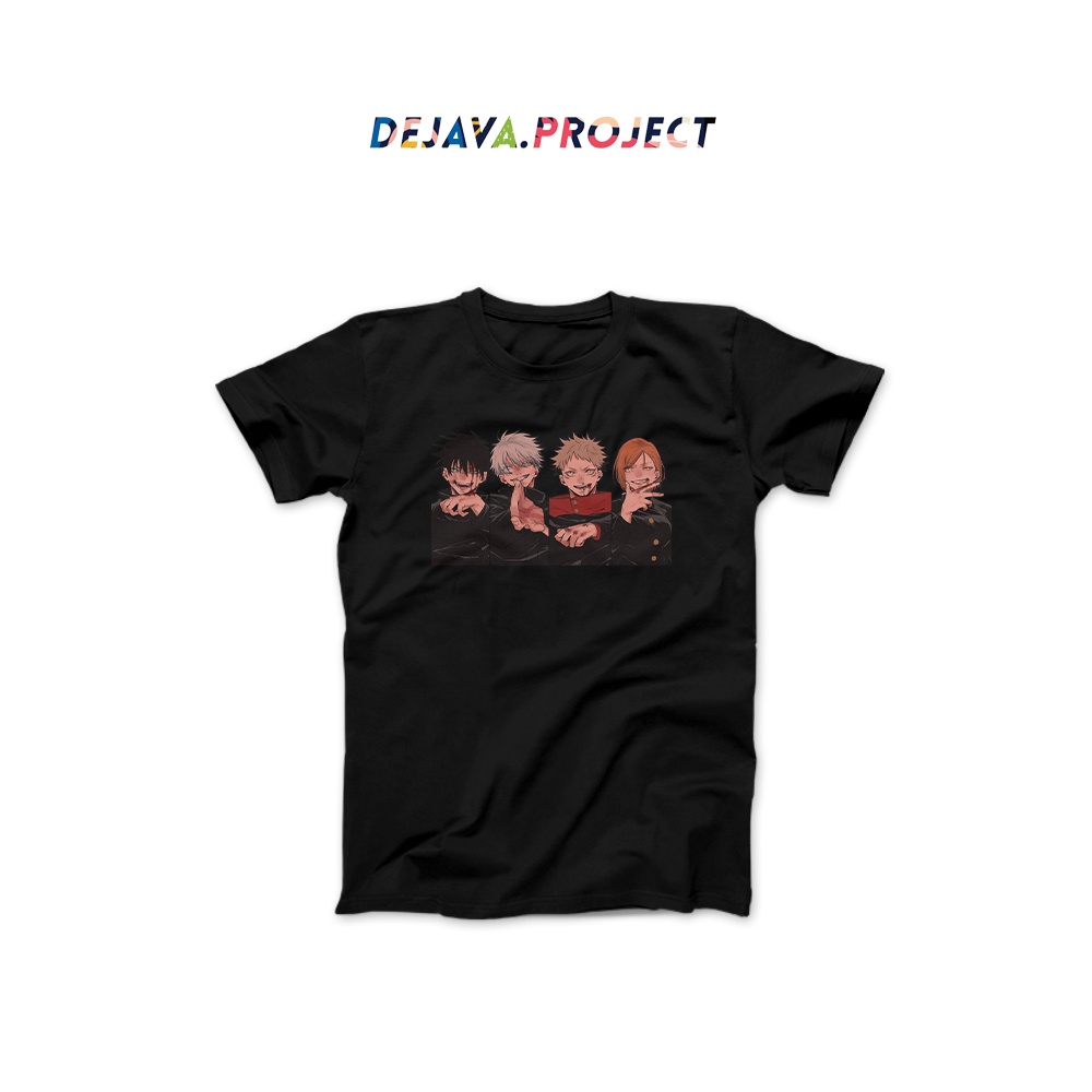 KAOS TSHIRT KATUN LEMBUT JUJUTSU KAISEN ORIGINAL DEJAVA TERBARU