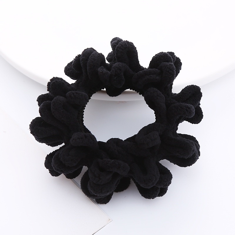 K228 - karet ikat rambut cepol scrunchie kriwil gurita kecil