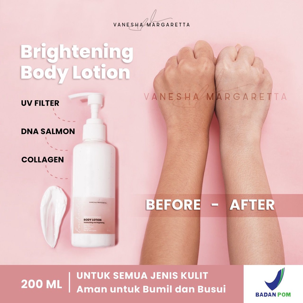 MDC# VANESHA MARGARETTA BRIGHTENING BODY LOTION