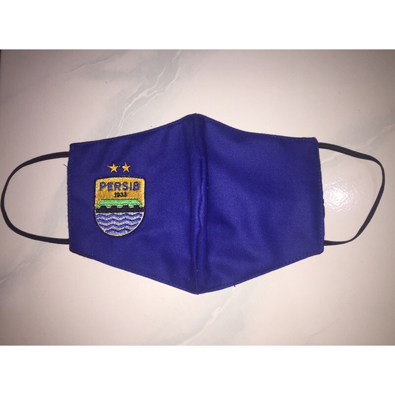 MASKER PERSIB BORDIR (3 PLY)