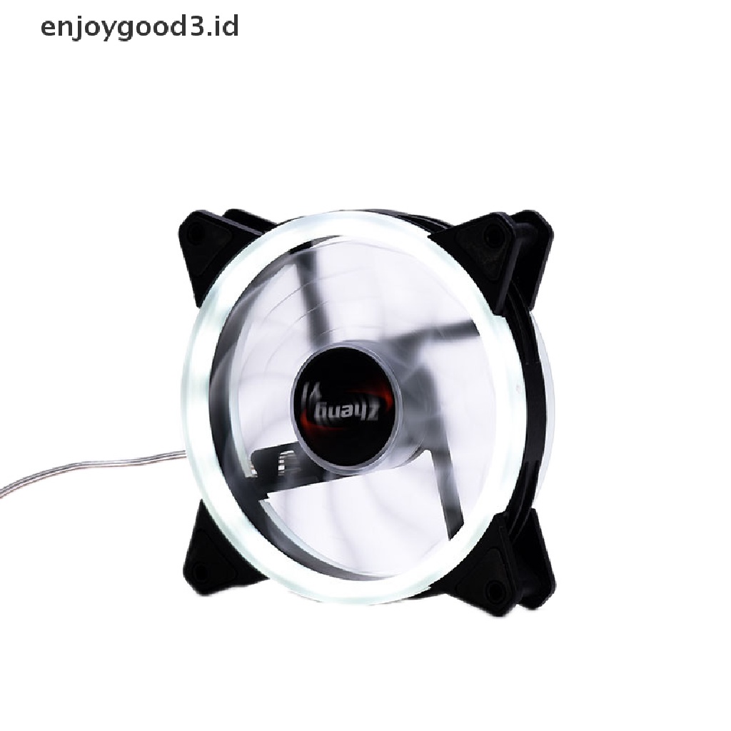 12cm Kipas Pendingin Led Rgb Dc 12v Brushless Untuk Komputer Pc