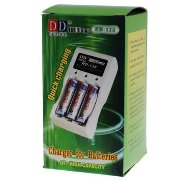 Charger Rechargeable Baterai Battery AA AAA RD138 RD-138 DD