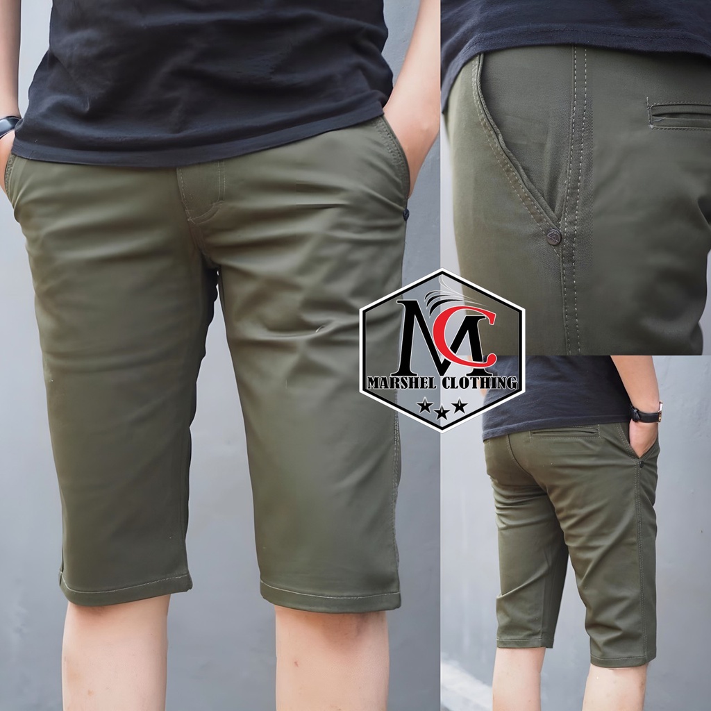 RCL - Celana Pendek Mocca Pria Cargo Kimpol Chino Termura Yangg Teraris Size JUMBO 27--34 S.M.L.XL