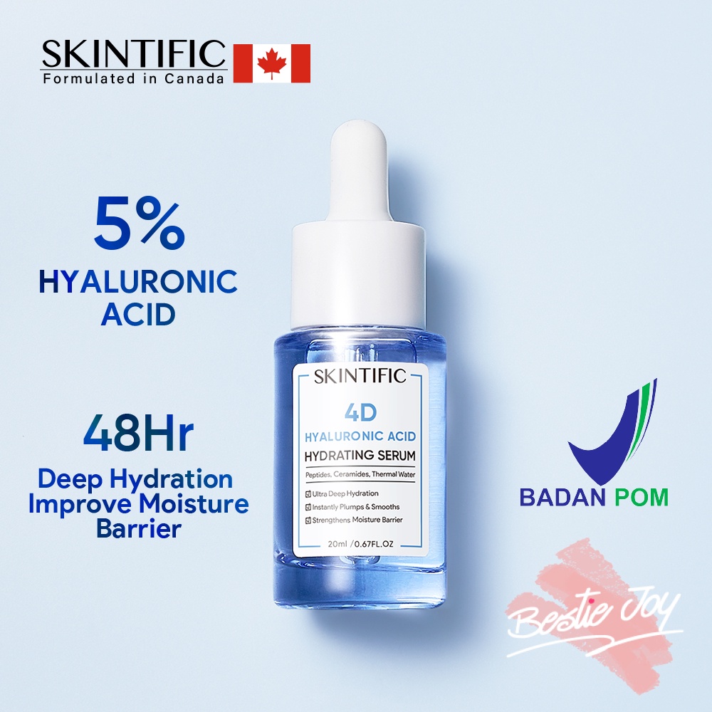 Jual Skintific 4 Hyaluronic Acid Hydrating Serum 20ml Skintific Serum Deep Hydration Improve 1876