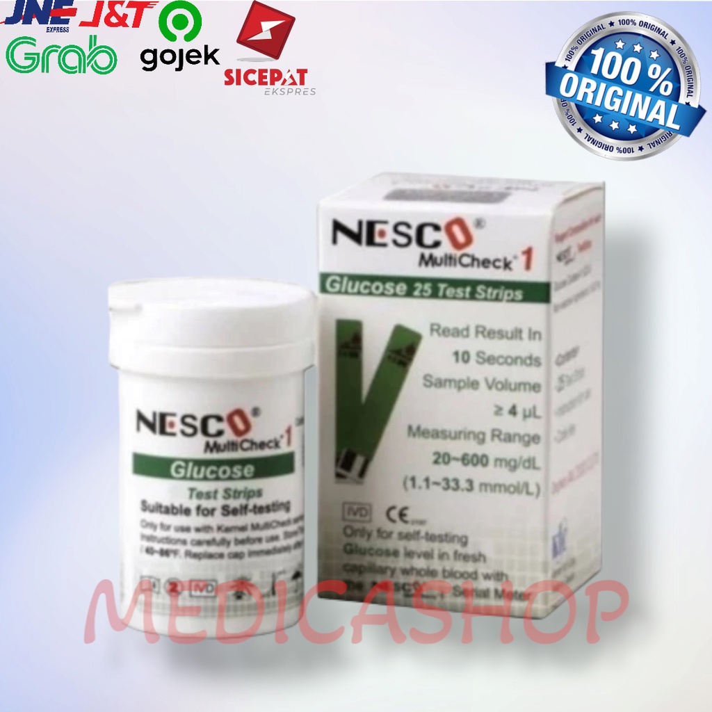 Strip Nesco Glucose / Gula isi 25