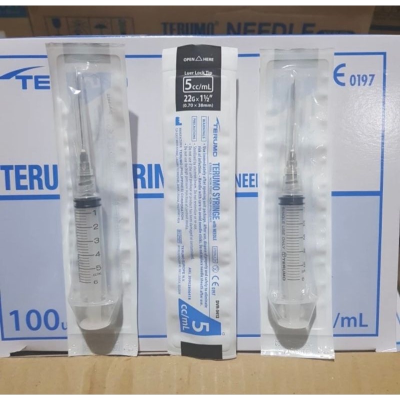 TERUMO 5 cc TERUMO 5 ml SYRINGE SPUIT