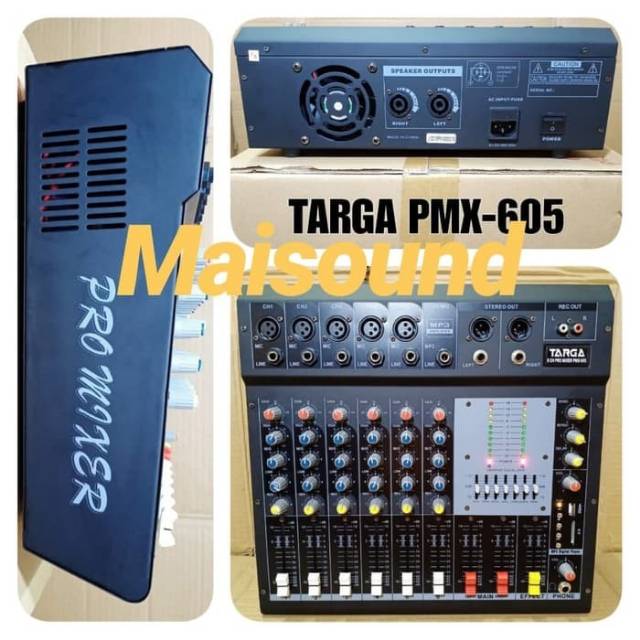 Power Mixer Targa 6 Channel Targa PMX605 PMX 605