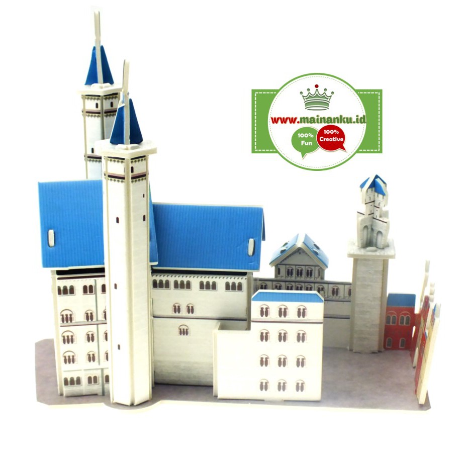 Mini 3D Puzzle | SWAN STONE CASTLE | Mainan DIY Anak - 1690-11