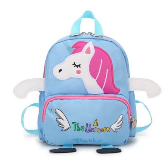 Tas Ransel Anak. Tas Sekolah Perempuan Karakter Kuda Unicorn