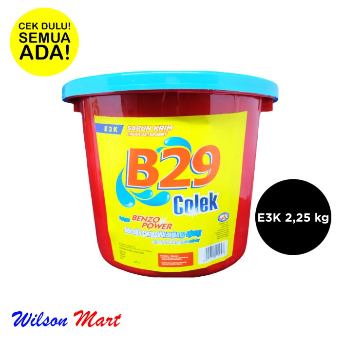 Diskon B29 SABUN CREAM COLEK KUNING E3K 225 KG 2250 GRAM EMBER Berkualitas