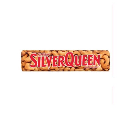 Silver Queen Milk Chocolate Cashew 62 gr Cokelat Susu Kacang Mente