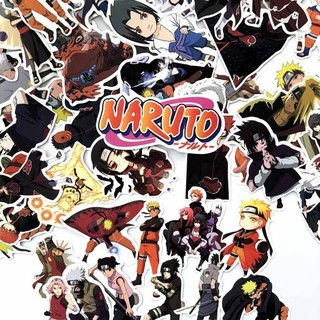 63Pcs Set Stiker Anime Naruto  Jepang Anti Air untuk 