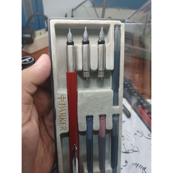 

parker calligraphy pen set
