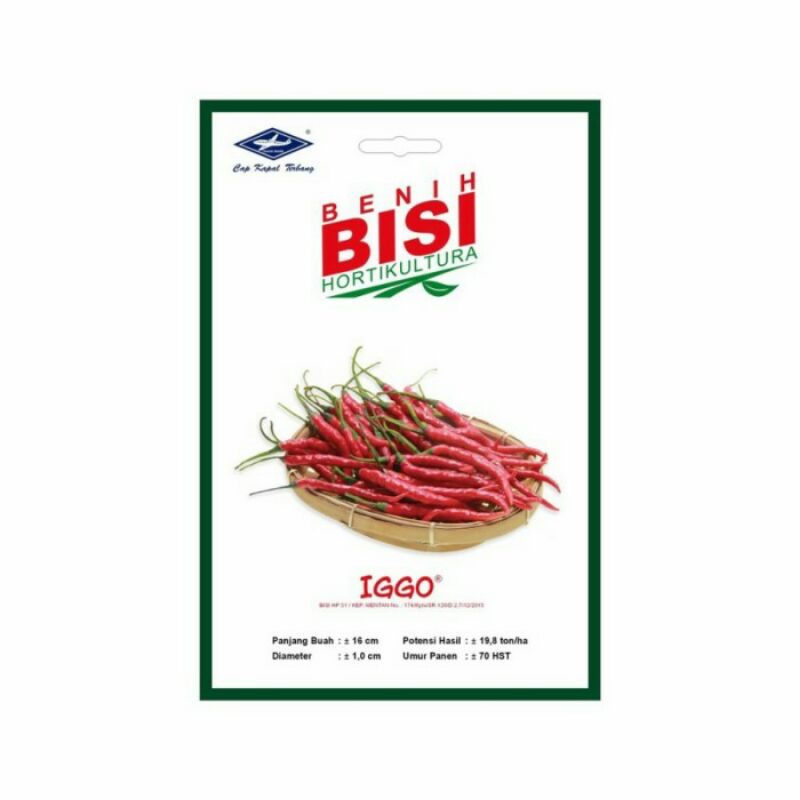 BENIH CABE KERITING BISI IGGO 100 BIJI