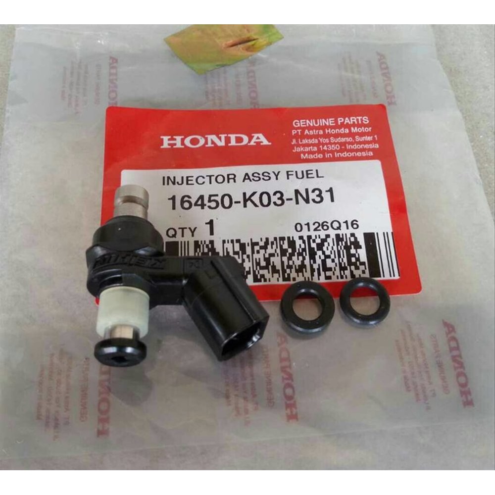 Injector Injektor Honda Beat Sporty Esp K81 Beat Eco K25 Scoopy Esp K93 Revo Fi Ori 16450k03n31 Shopee Indonesia