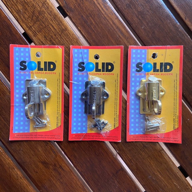 Spring Knip / Pengunci Jendela / Grendel / Slot Jendela Merk Solid