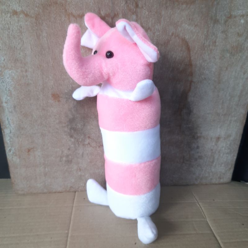 Boneka Guling Gajah Untuk Bayi Anak Usia 6 7 8 9 10 11 12 Bulan 1 2 3 Tahun Motif Karakter Hewan Luc