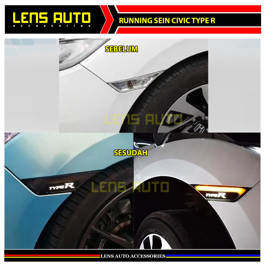 RUNNING SEIN BUMPER SAMPING CIVIC TYPE R